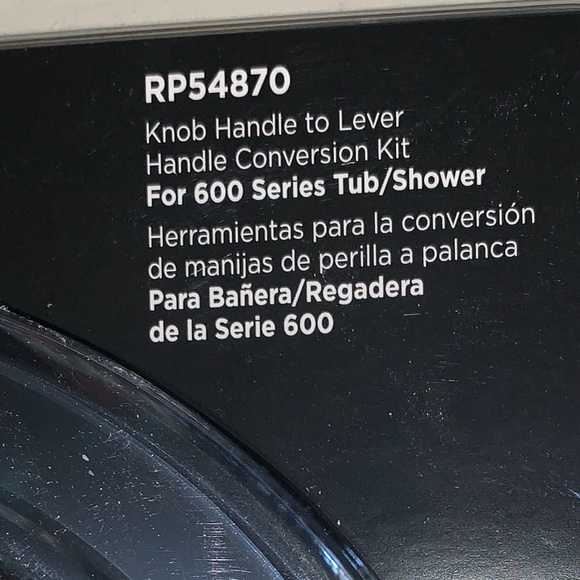Delta Genuine Chrome Shower Handle Set RP54870 New Sealed - Picture 2 of 3